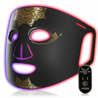 Cordless red light therapy face mask