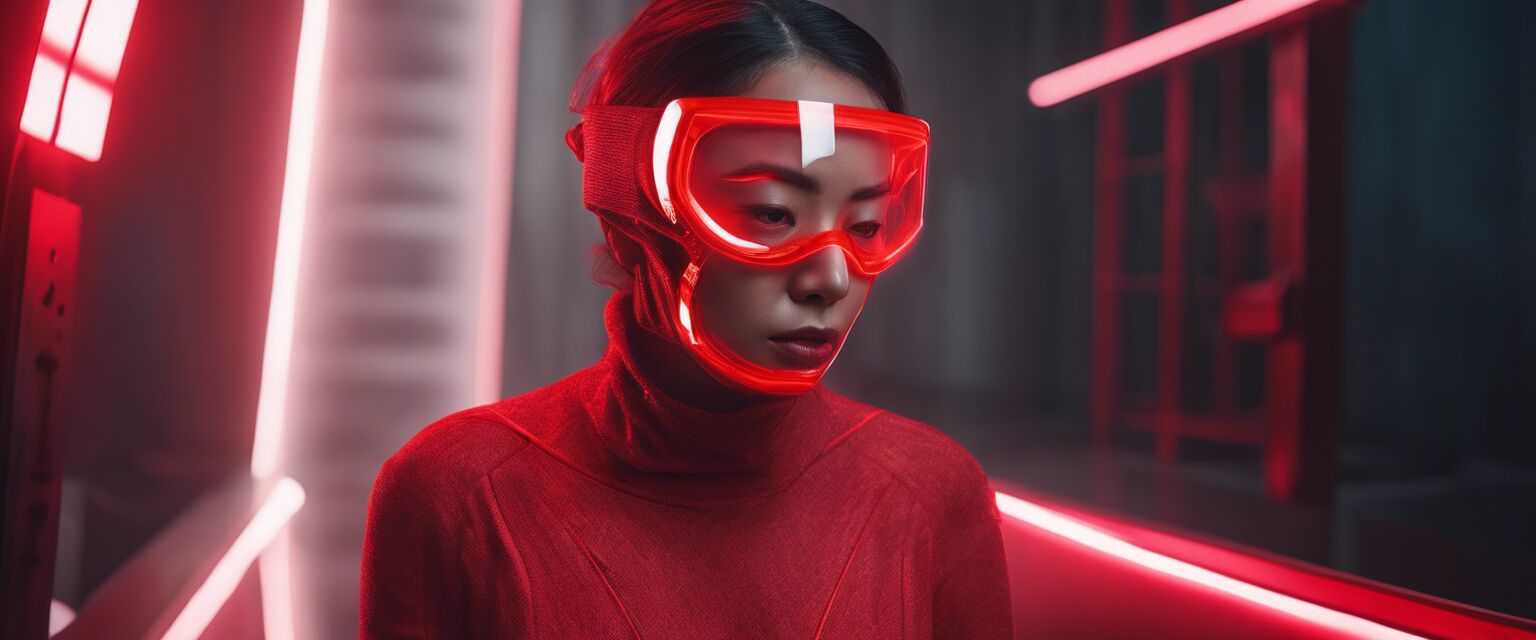 Red Light Therapy Face Mask