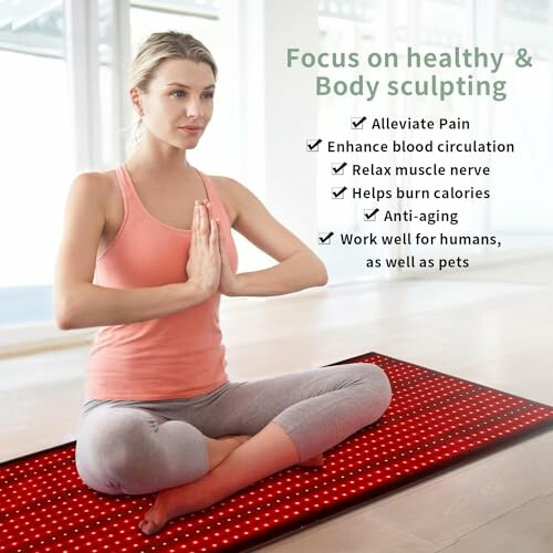 Akxaizp Red Light Therapy Mat